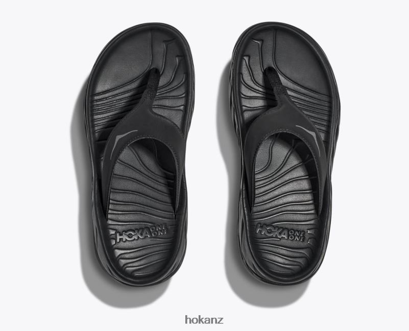 Hoka Women ORA Recovery Flip 482TD298 Black/Dark Gull Gray