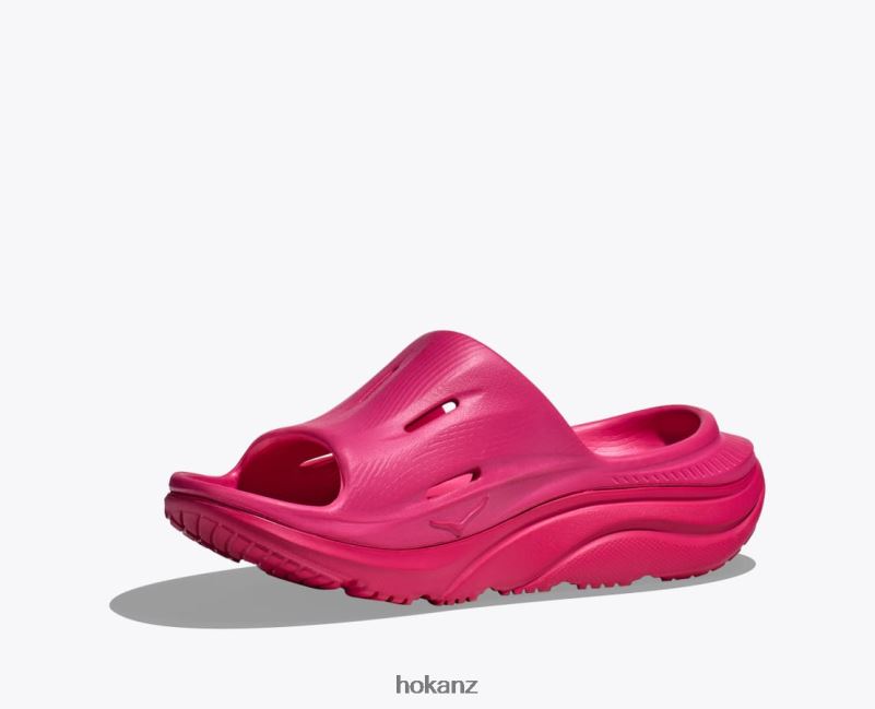 Hoka Women Ora Recovery Slide 3 482TD284 Pink Yarrow
