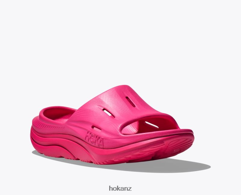 Hoka Women Ora Recovery Slide 3 482TD284 Pink Yarrow