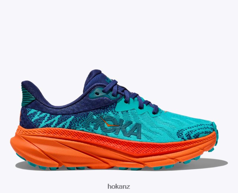 Hoka Women Challenger 7 482TD255 Ceramic/Vibrant Orange