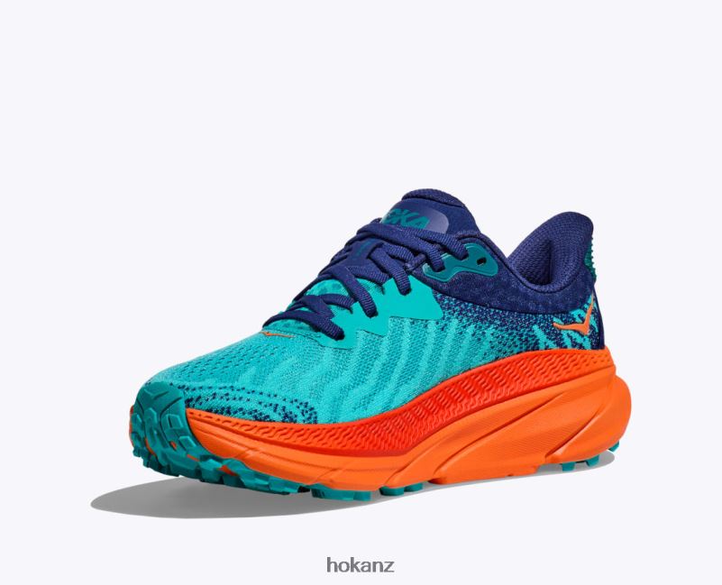 Hoka Women Challenger 7 482TD255 Ceramic/Vibrant Orange