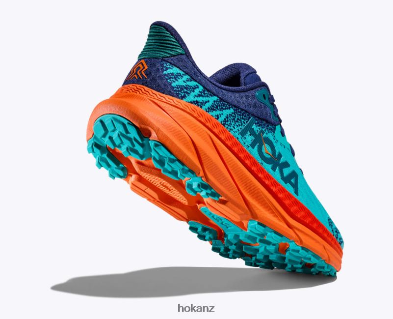 Hoka Women Challenger 7 482TD255 Ceramic/Vibrant Orange