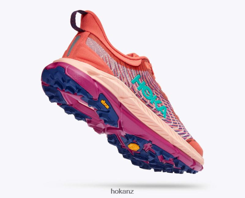 Hoka Women Mafate Speed 4 482TD114 Camellia/Peach Parfait