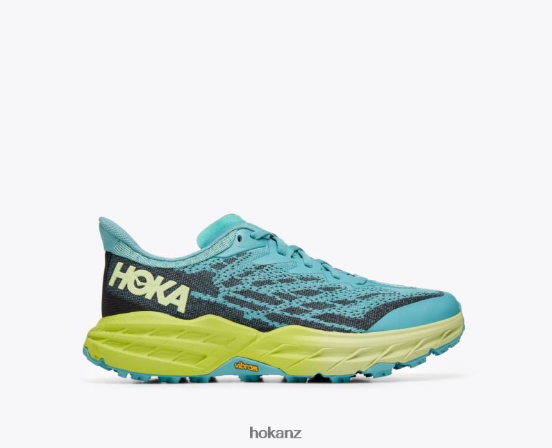 Hoka Women Speedgoat 5 482TD105 Coastal Shade/Green Glow