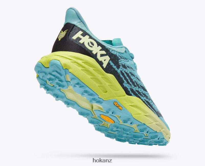 Hoka Women Speedgoat 5 482TD105 Coastal Shade/Green Glow