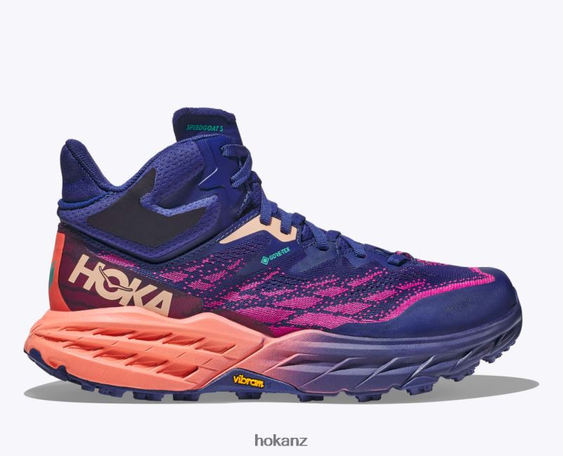 Hoka Women Speedgoat 5 Mid GTX 482TD97 Bellwether Blue/Camellia