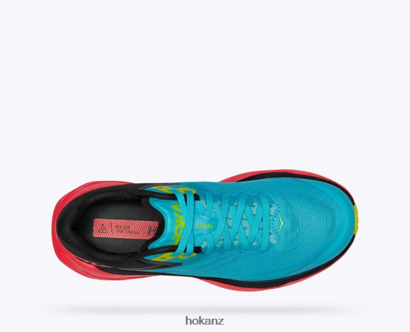 Hoka Women Zinal 482TD134 Scuba Blue/Diva Pink