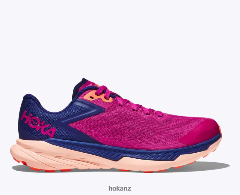 Hoka Women Zinal 482TD135 Festival Fuchsia/Bellwether Blue