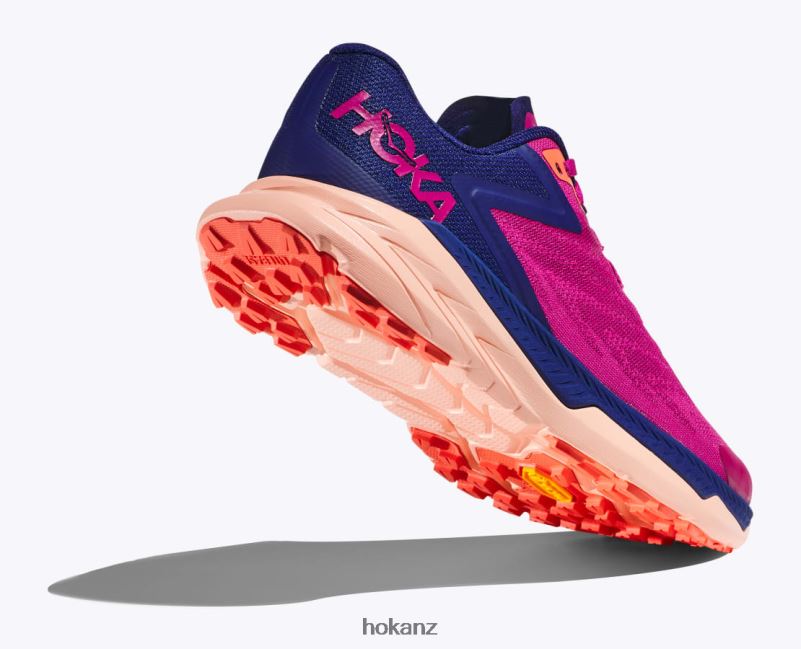 Hoka Women Zinal 482TD135 Festival Fuchsia/Bellwether Blue